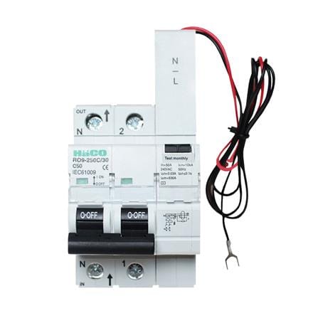 เมนเซอร์กิตเบรกเกอร์กันดูด/กันรั่ว 50 แอมป์ 1 เฟส HACO รุ่น R09_0