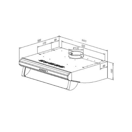 เครื่องดูดควันมาตรฐาน TEKA C9420 90 ซม._1
