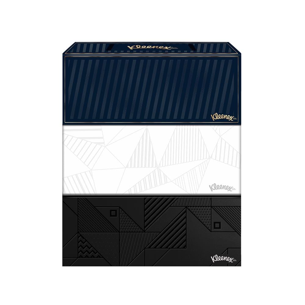กระดาษเช็ดหน้า KLEENEX BE U 135 แผ่น (แพ็ก 3 ชิ้น)