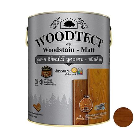 WOOD STAIN MATT WOODTECT WOOD STAIN 603 WALNUT 1GAL