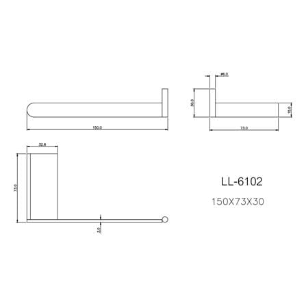 ที่ใส่กระดาษชำระ WS LL-6102 สเตนเลส_1