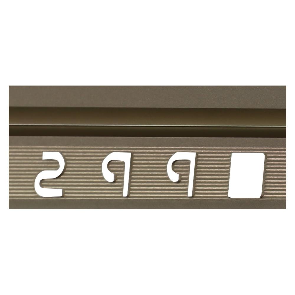 คิ้วอะลูมิเนียมแบบโค้ง PPS CTA-132077 2 ม. สีเมทัลลิคโกลด์