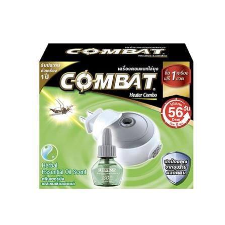 เครื่องไฟฟ้าไล่ยุง COMBAT 29 มล. HERBAL ESSENTIAL OIL_2