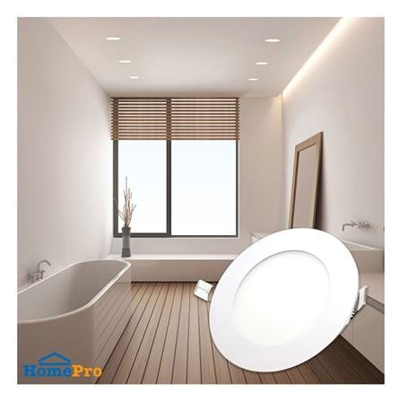 ดาวน์ไลท์ LED L&E 20-A0420 5 นิ้ว 9 วัตต์ DAYLIGHT/COOL WHITE/WARM WHITE สีขาว_4