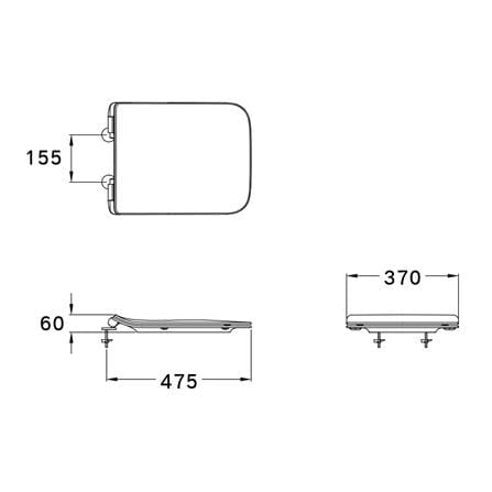 ฝารองนั่ง SOFT CLOSE C9154_2