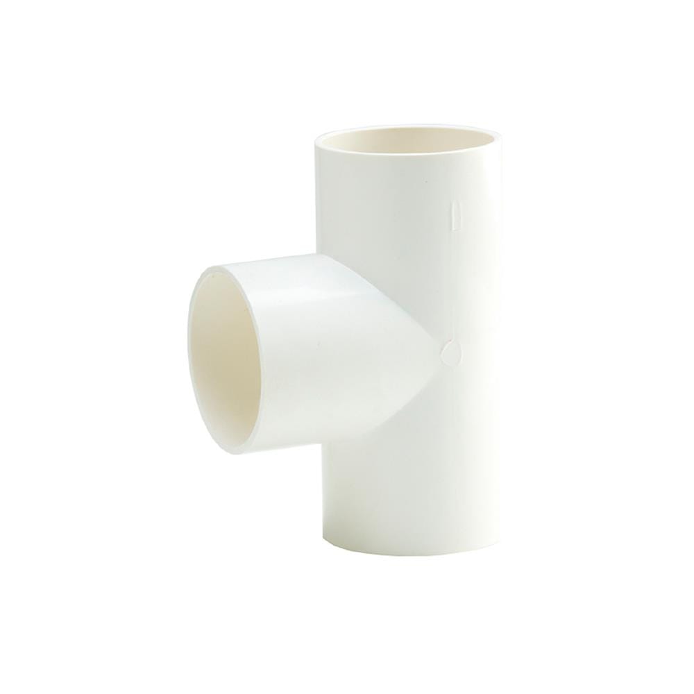 ข้อต่อสามทาง PVC ตราช้างNPI 16 มม. มาตรฐาน BS สีขาว