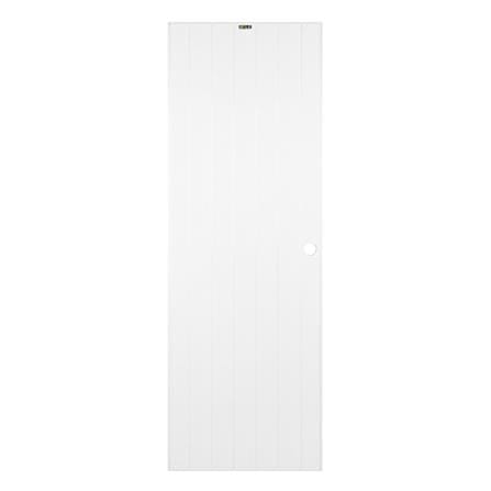 ประตูบานประกอบ PVC AZLE 1 UV มอก. บานทึบ 70X200 ซม. สีขาว เจาะลูกบิด_0