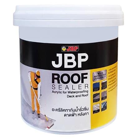 อะคริลิกทากันนํ้ารั่วซึม JBP ROOF SEALER 4 กก. สีขาว_0