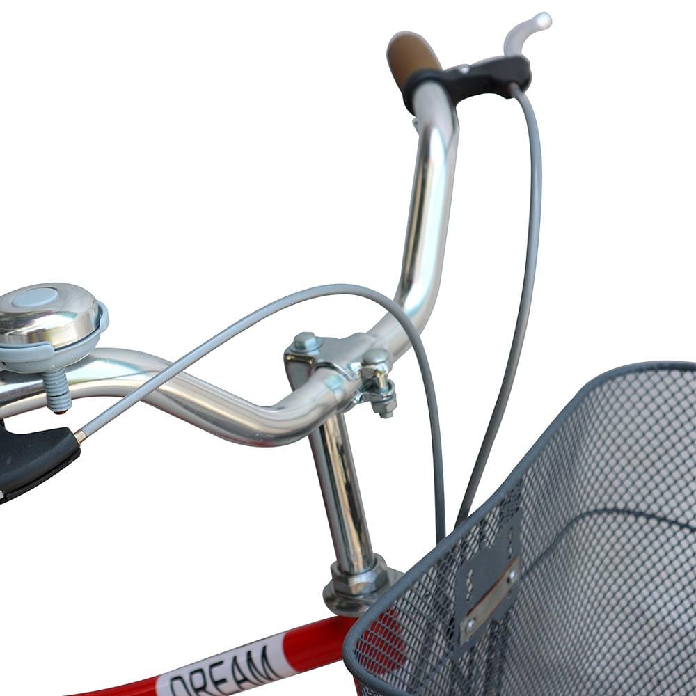 จักรยานแม่บ้าน 24 นิ้ว JOY BICYCLE DREAM สีแดง
