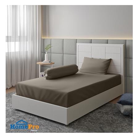 ชุดผ้าปูที่นอน 3.5 ฟุต 3 ชิ้น HOME LIVING STYLE CLINIC สีเทา_0
