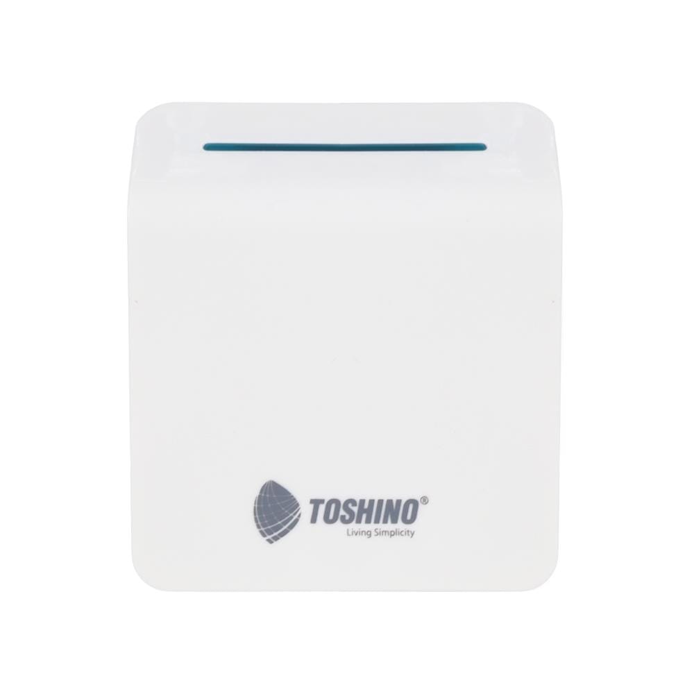 กระดิ่งไร้สายแบบเสียบปลั๊ก TOSHINO E-288-2R สีขาว
