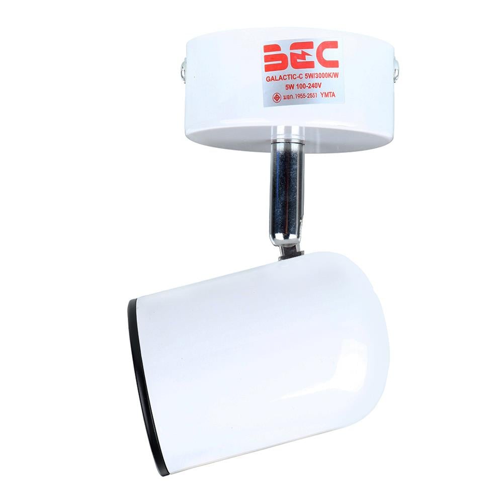 แทรคไลท์ LED BEC GALACTIC-C 5 วัตต์ WARM WHITE สีขาว