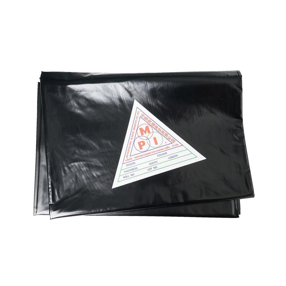 พลาสติก PVC อเนกประสงค์ MPI 3X4 เมตร สีดำ (ไม่มีตาไก่)