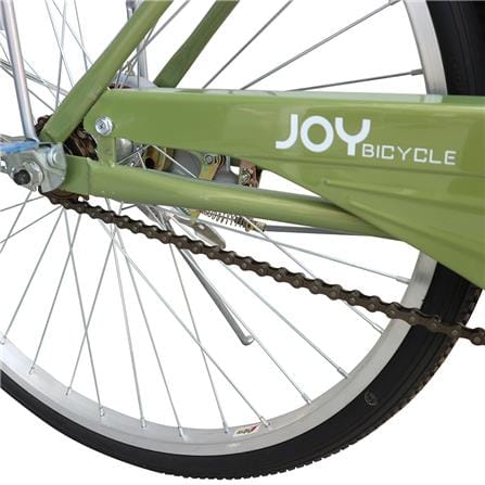 จักรยานแม่บ้าน 24 นิ้ว JOY BICYCLE DREAM สีเขียว_1