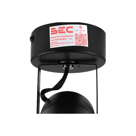 แทรคไลท์ LED BEC GALACTIC-O 7 วัตต์ WARM WHITE สีดำ_4