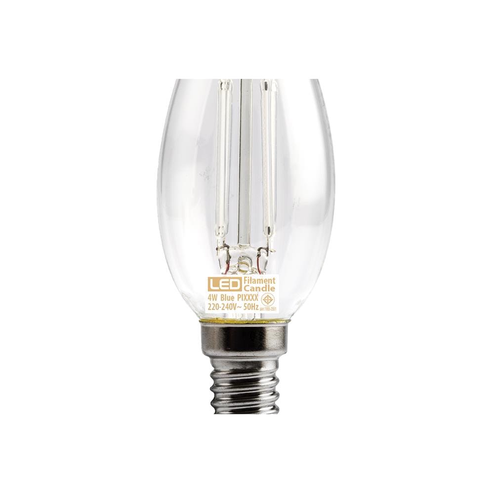 หลอด LED FILAMENT CANDLE 4 วัตต์ สีน้ำเงิน E14