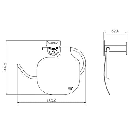 ที่ใส่กระดาษชำระ WS BD-5902 สเตนเลส_1