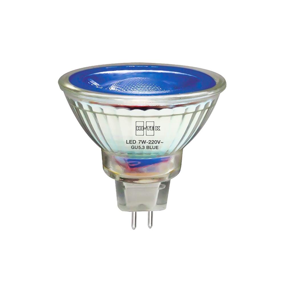 หลอด LED HI-TEK MR16 HI-F 7 วัตต์ สีน้ำเงิน
