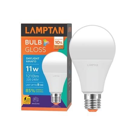 หลอด LED LAMPTAN BULB GLOSS 11 วัตต์ DAYLIGHT E27_1