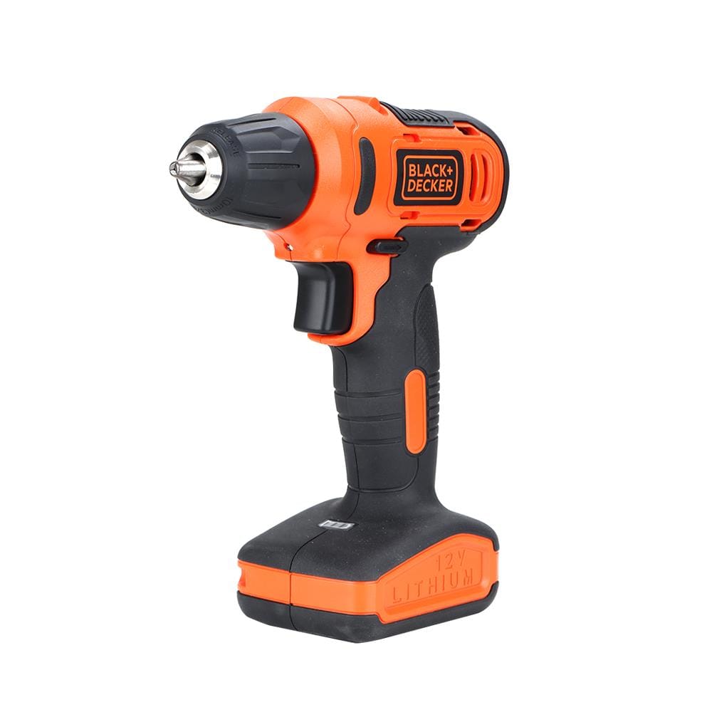 สว่านไร้สาย (พร้อมแบตเตอรี่) BLACK&DECKER LD12SP-B1 12 โวลต์