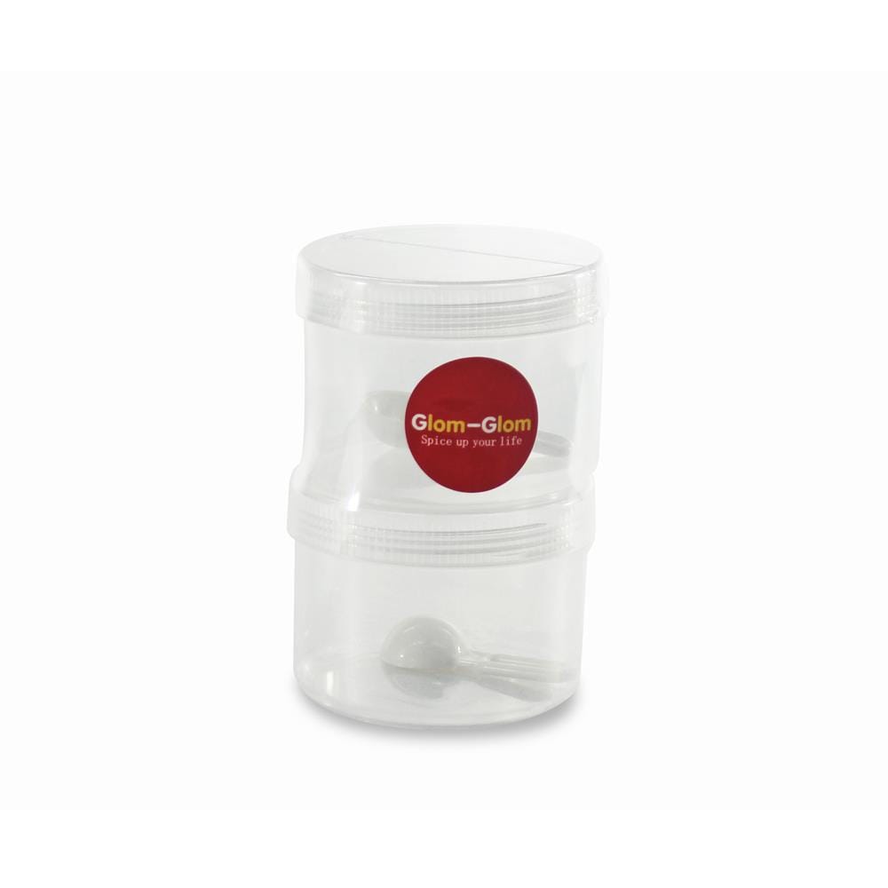 ขวดโหล PP GLOM GLOM 0.45ลิตร แพ็ค 2 ใบ