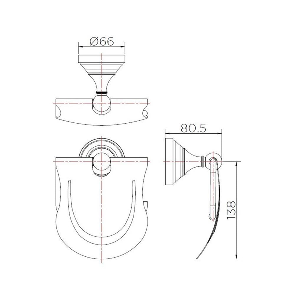 ที่ใส่กระดาษชำระ KARAT FAUCET KB-73-312-53 ROSE GOLD