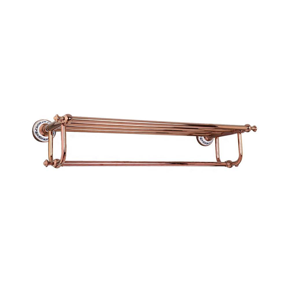 ชั้นวางของพร้อมราว KARAT FAUCET KB-73-711-53 สีโรสโกลด์