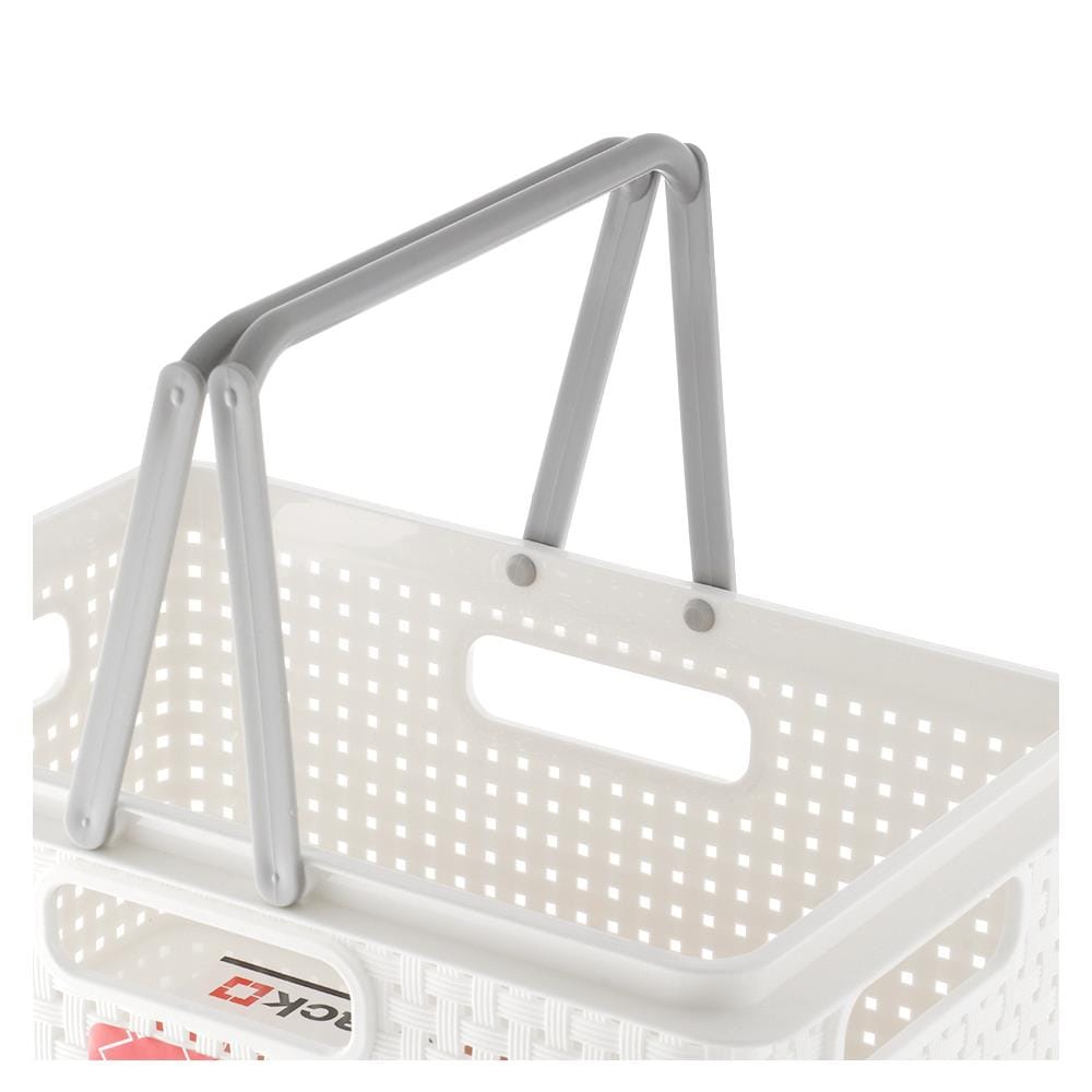 กล่องหูหิ้ว STACKO DW-220 29x19x13.3 ซม. สีขาว