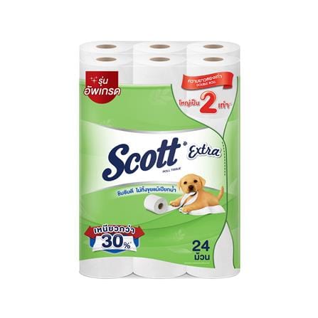 กระดาษชำระ SCOTT EXTRA SP JUMBO ROLL (แพ็ก 24 ชิ้น...