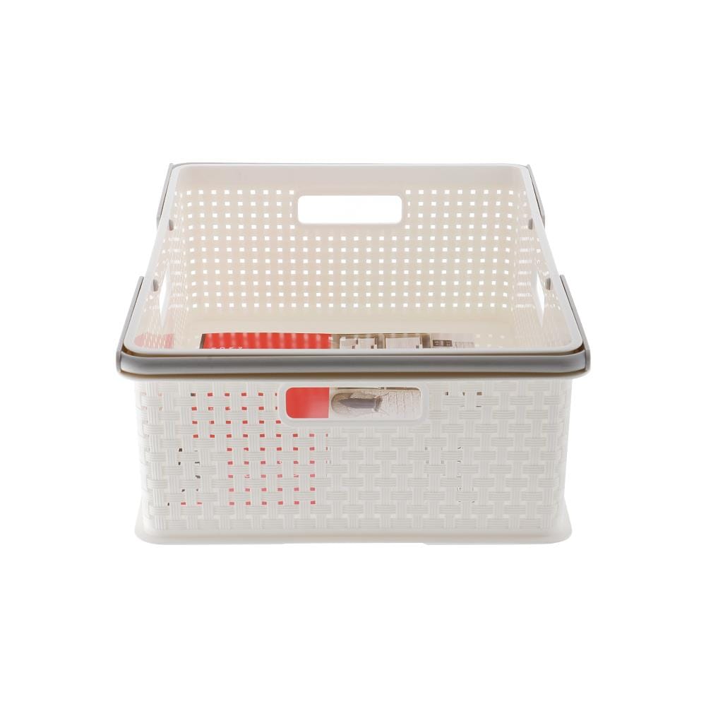 กล่องหูหิ้ว STACKO DW-310 39.2x27.9x13.3 ซม. สีขาว