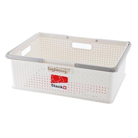 กล่องหูหิ้ว STACKO DW-310 39.2x27.9x13.3 ซม. สีขาว_1
