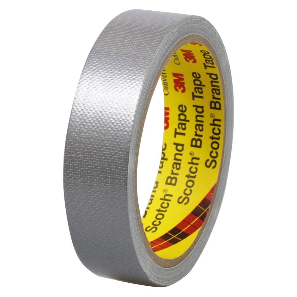 เทปผ้ามันเงา 3M 24 MMX8Y สีเทา