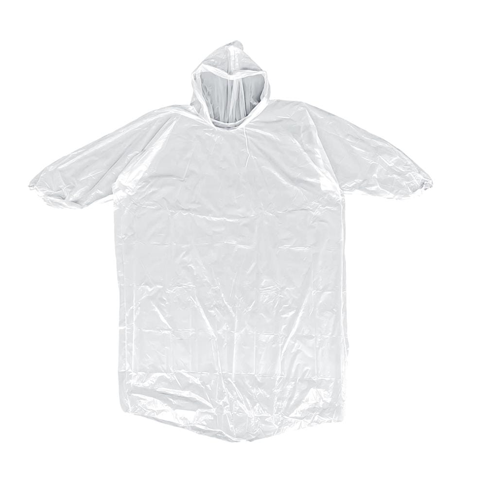 เสื้อกันฝนแบบบาง SOLID ผู้ใหญ่ สีขาว