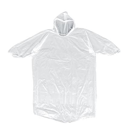 เสื้อกันฝนแบบบาง SOLID ผู้ใหญ่ สีขาว