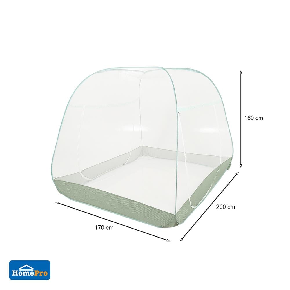 MOSQUITO NET HOME LIVING STYLE CARE 160X170X200CM GREEN