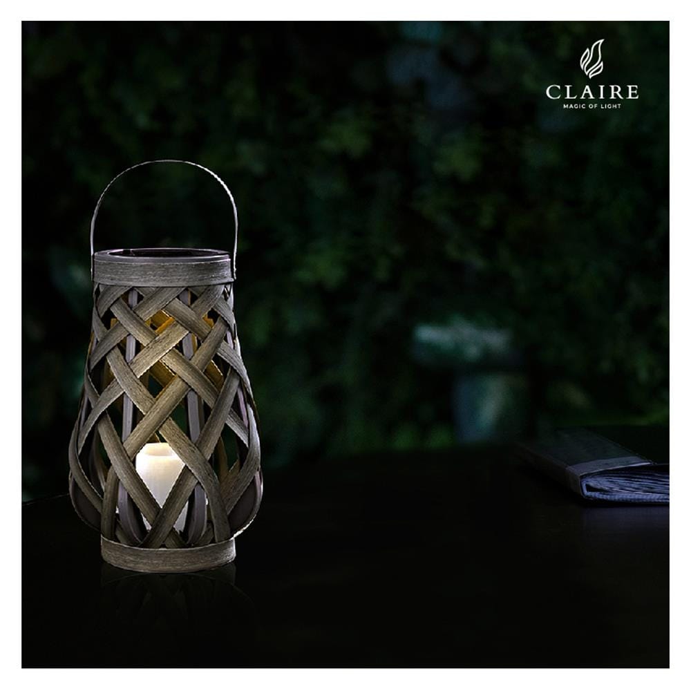 ไฟทางเดิน SOLAR CLAIRE 212182507 0.024 วัตต์ WARMWHITE สีเทา
