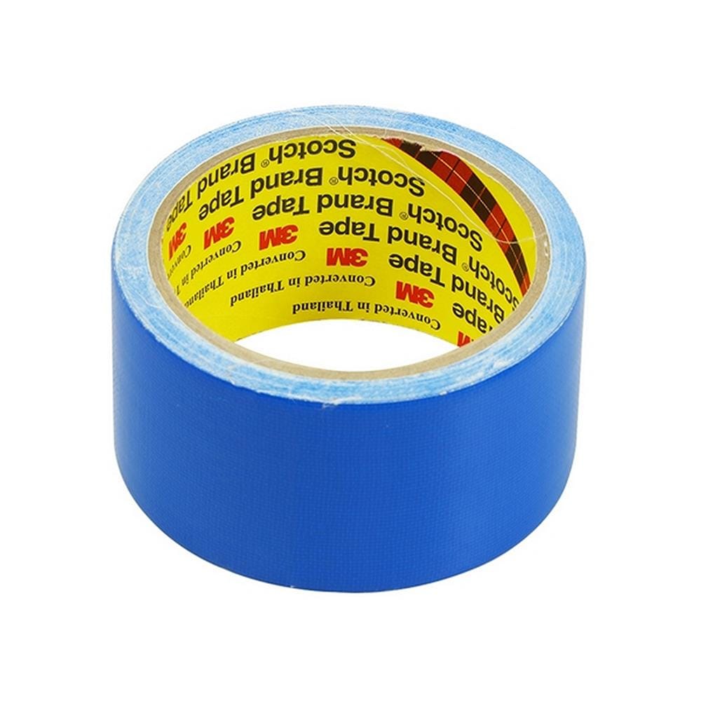 เทปผ้ามันเงา 3M 48 MMX8Y สีน้ำเงิน