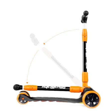 PREMIUM FOLDING 3 WHEELS SCOOTER ROYAL BABY ARCHER BLACK/ORANGE_2