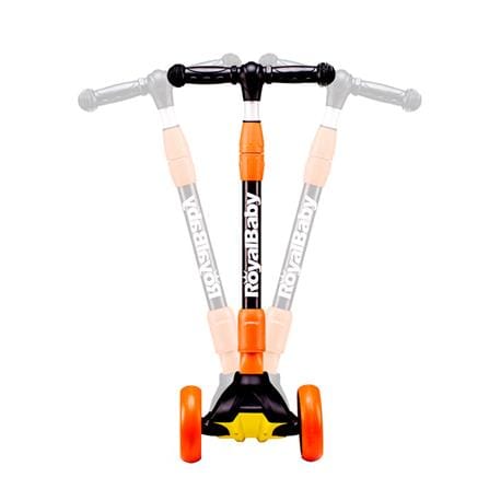 PREMIUM FOLDING 3 WHEELS SCOOTER ROYAL BABY ARCHER BLACK/ORANGE_3