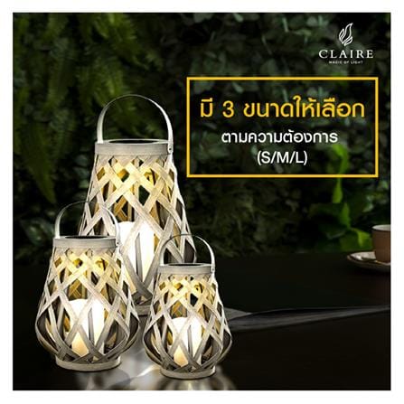 ไฟทางเดิน SOLAR CLAIRE 212181807 0.024 วัตต์ WARMWHITE สีเทา_8