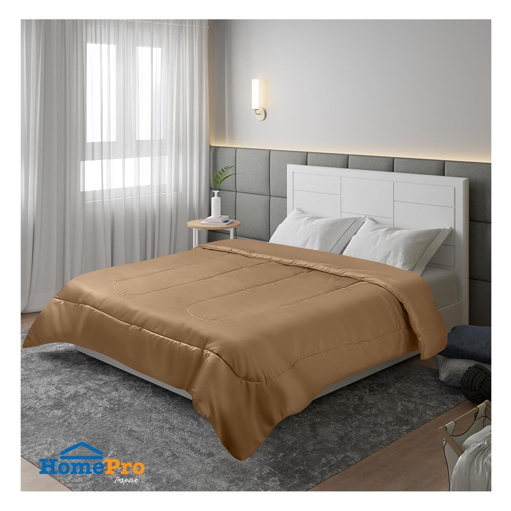 ผ้านวม HOME LIVING STYLE CLINIC 100x90 นิ้ว สีน้ำตาล