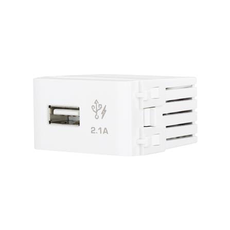 เต้ารับ USB SCHNEIDER 1 ช่อง 2.1 แอมแปร์ 3031USB_WE สีขาว_1