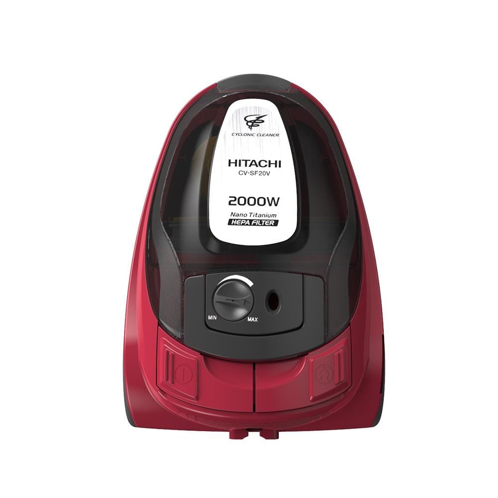 เครื่องดูดฝุ่นแบบกล่อง HITACHI CV-SF20V BRE สีแดง