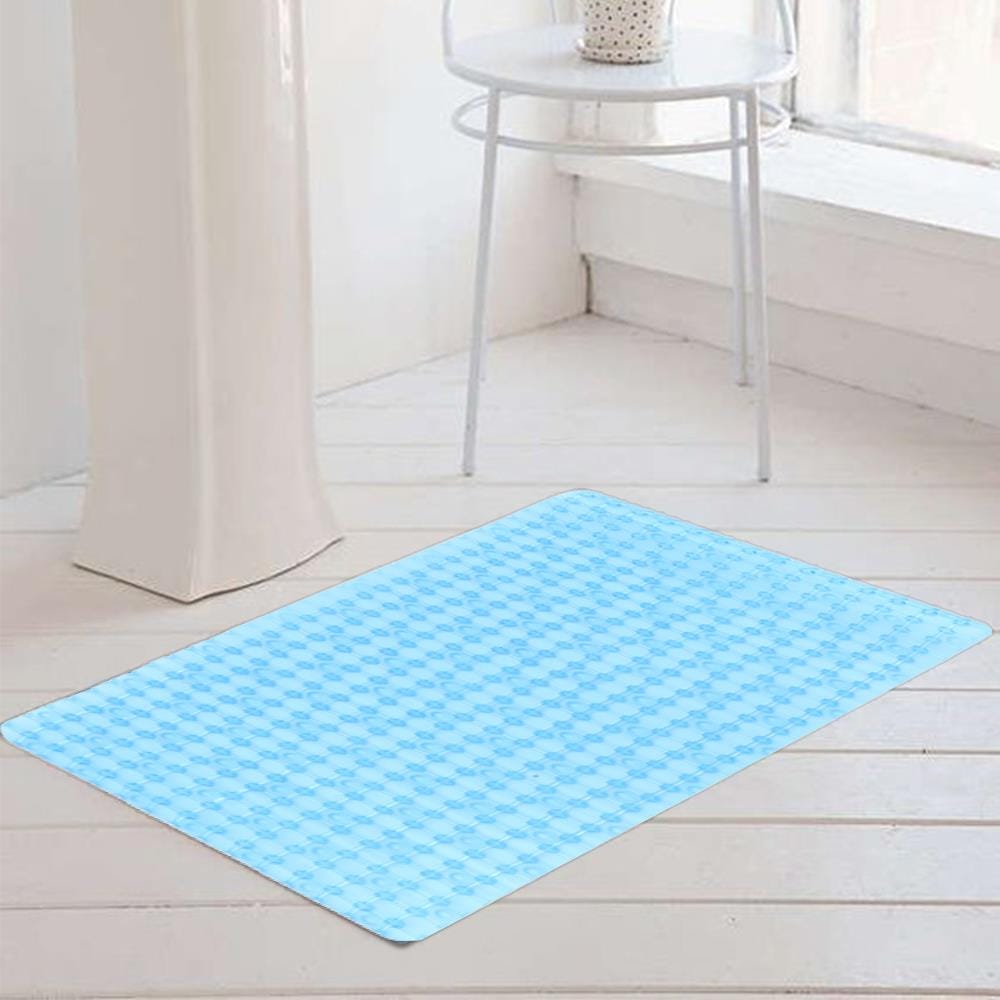 พรมห้องน้ำ PVC MOYA YS-7835 สีฟ้า