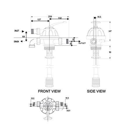 เครื่องกรองน้ำใช้ MEX MPC-1054-FV_1