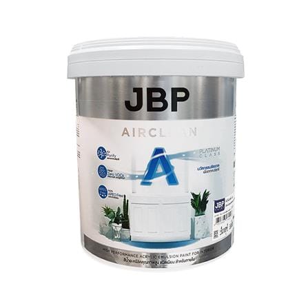 สีน้ำทาภายใน ชนิดเนียน JBP AIRCLEAN A+ BASE A สีขาว 2.5 แกลลอน_0