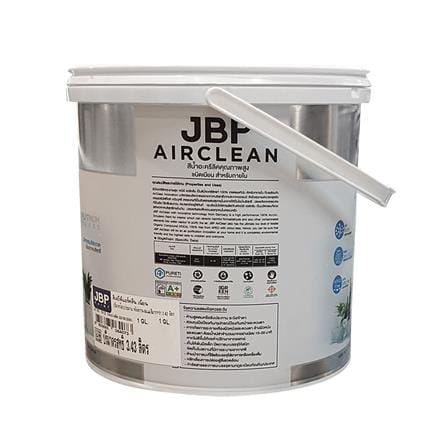 สีน้ำทาภายใน ชนิดเนียน JBP AIRCLEAN A+ BASE A สีขาว 1 แกลลอน_1