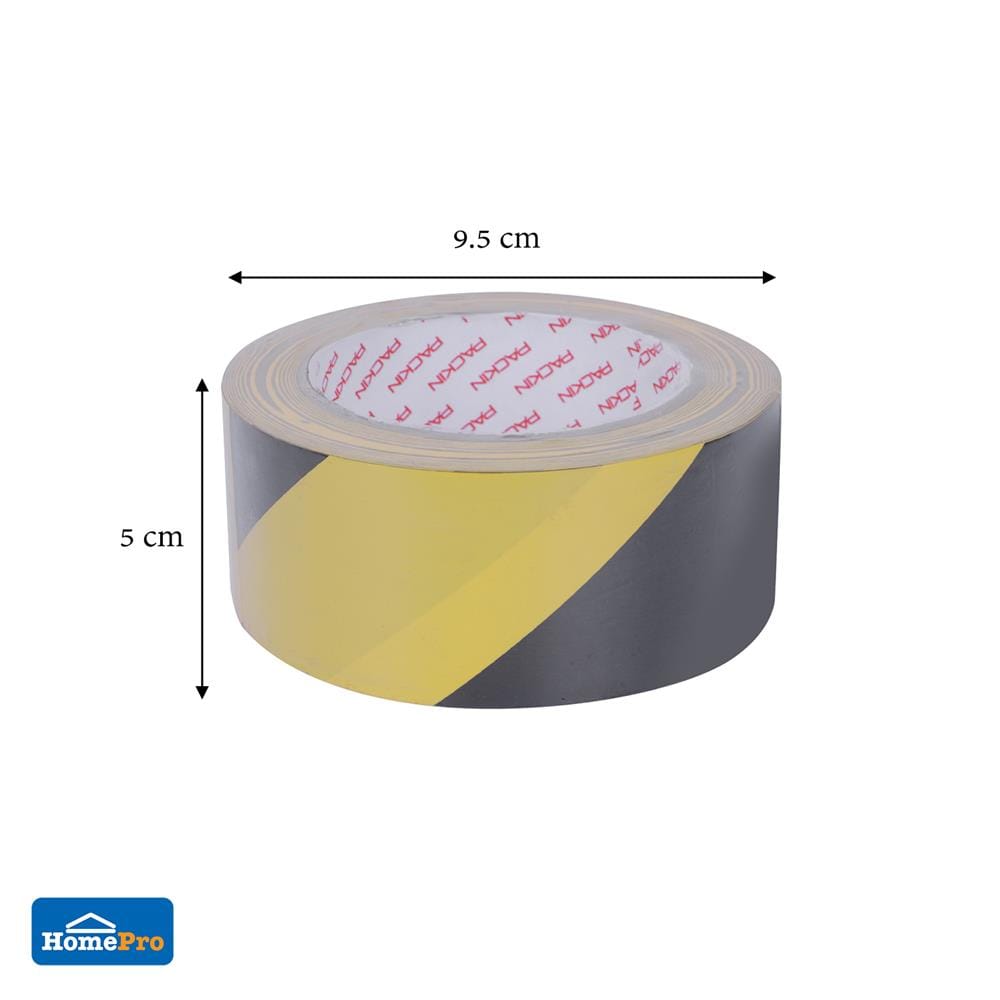 FLOOR MARKING TAPE PACK IN 2"X33M YELLOW-BLACK