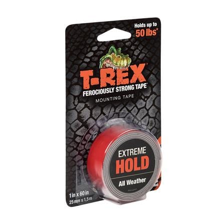 เทปกาว 2 หน้าพลังตะปู T-REX 25 มม.X1.5 ม. สีแดง_1