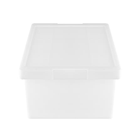 กล่องซ้อนได้ มีฝา STACKO 5222 14 ลิตร 28.4x42x16.6 ซม. สีขาว_2